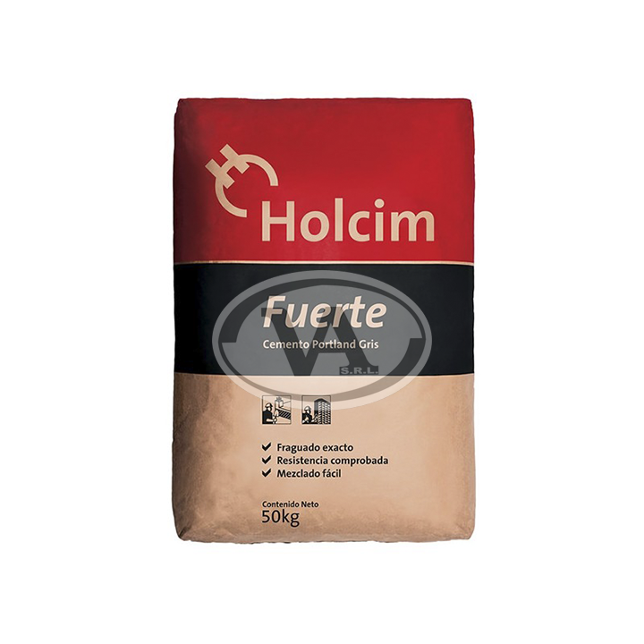 marca de agua Cemento Holcim x 50kg - Imagen 1