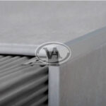 Guardacanto Aluminio Atrim Quadra 10X10X2.50mm Cromo Mate - Imagen 2