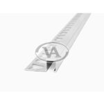 Guardacanto Aluminio Quadra 12X10X2.50mm Peltre